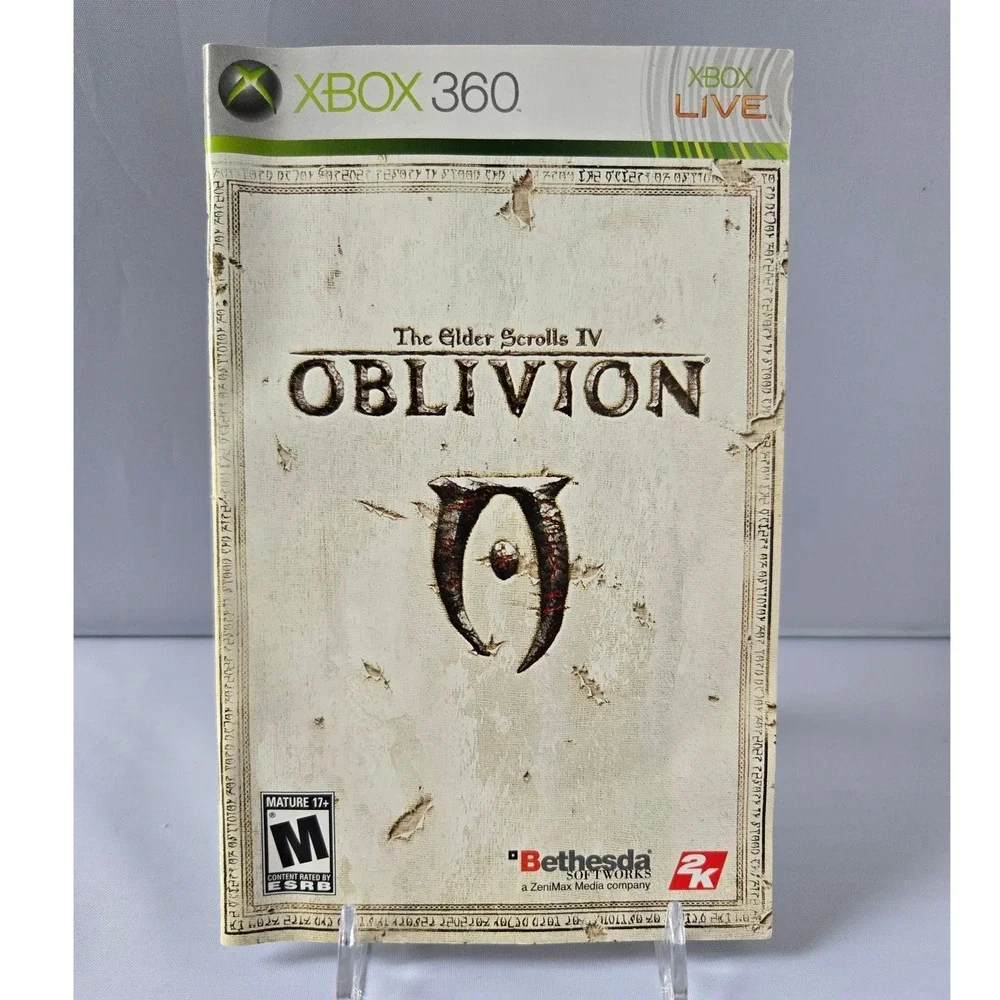 Elder Scrolls IV 4 Oblivion GOTY - Xbox 360 -‎ Complete CIB W/ Manual & Map!